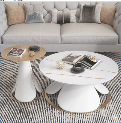 mais recente caso da empresa sobre Tela moderna Sofa Set With Plush Cushions da baetilha