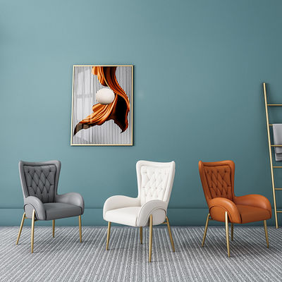 Diamond Tufting Upholstered Dining Armchair Nordic Luxury