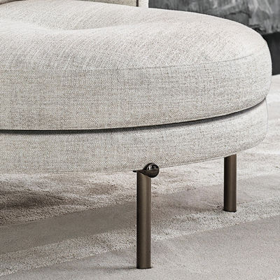 Ergonomic Fabric Leisure Chair For Living Room Modern Sponge Sofa Chair