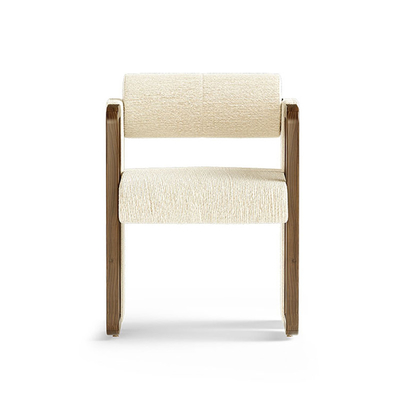Modern Lazy Simple Living Room Sofa Chair White Flannel Leisure Single Sofa
