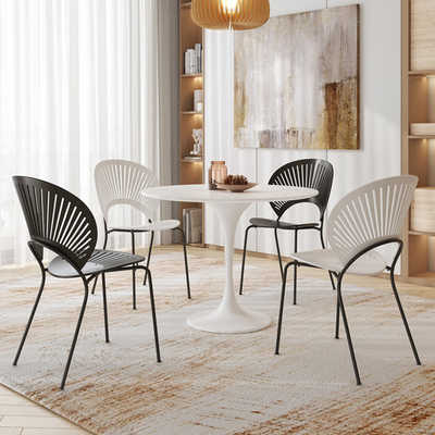 Modern Dining Room Chairs Nordic Cafe White And Black Simplicity Wood Chair