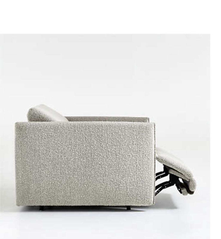 46*37cm Multi Function Sofa White Flannel Modern Minimalist Style